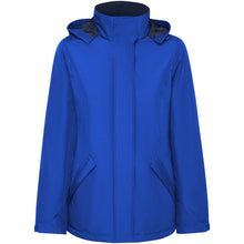 Load image into Gallery viewer, America women's padded parka jacket — Royal blue