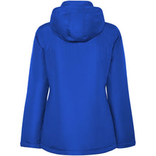Load image into Gallery viewer, America women's padded parka jacket — Royal blue (back)