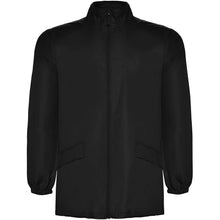 Load image into Gallery viewer, Escocia unisex lightweight rain jacket — Black