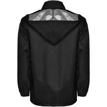 Load image into Gallery viewer, Escocia unisex lightweight rain jacket — Black (back)
