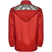 Load image into Gallery viewer, Escocia unisex lightweight rain jacket — Red (back)