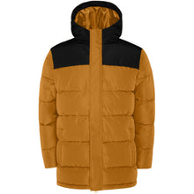 Load image into Gallery viewer, Tallin unisex insulated jacket — Curry Yellow / Black