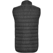 Load image into Gallery viewer, Oslo men's insulated bodywarmer — Heather Black (back)