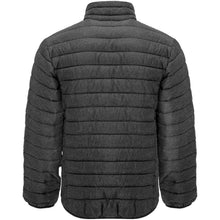 Load image into Gallery viewer, Finland men's insulated jacket — Heather Black (back)