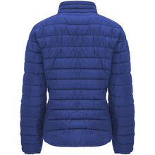 Load image into Gallery viewer, Finland women's insulated jacket — Electric Blue (back)