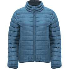 Load image into Gallery viewer, Finland women's insulated jacket — Storm blue