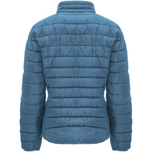 Load image into Gallery viewer, Finland women's insulated jacket — Storm blue (back)