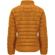 Load image into Gallery viewer, Finland women's insulated jacket — Curry Yellow (back)