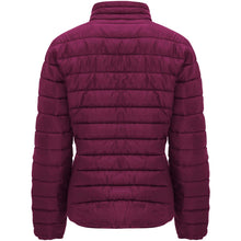 Load image into Gallery viewer, Finland women's insulated jacket — Plum red (back)