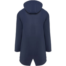 Load image into Gallery viewer, Sitka women's raincoat — Navy Blue (back)
