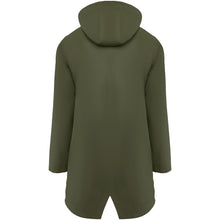 Load image into Gallery viewer, Sitka women's raincoat — Dark Military Green (back)