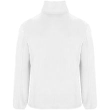 Load image into Gallery viewer, Artic men's full zip fleece jacket — White (back)