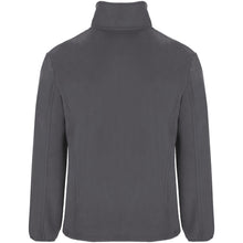 Load image into Gallery viewer, Artic men's full zip fleece jacket — Lead (back)