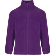 Load image into Gallery viewer, Artic men's full zip fleece jacket — Purple