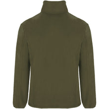 Load image into Gallery viewer, Artic men's full zip fleece jacket — Pine Green (back)