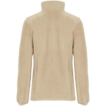 Load image into Gallery viewer, Artic women's full zip fleece jacket — Sand (back)