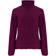 Load image into Gallery viewer, Artic women's full zip fleece jacket — Garnet