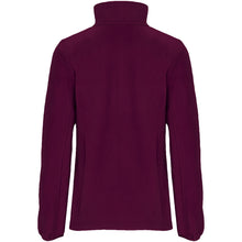 Load image into Gallery viewer, Artic women's full zip fleece jacket — Garnet (back)