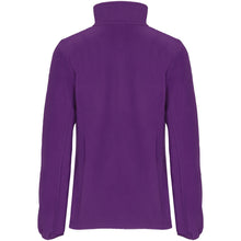 Load image into Gallery viewer, Artic women's full zip fleece jacket — Purple (back)