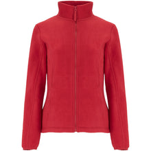 Load image into Gallery viewer, Artic women's full zip fleece jacket — Red