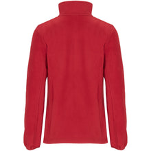 Load image into Gallery viewer, Artic women's full zip fleece jacket — Red (back)