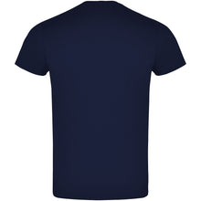 Load image into Gallery viewer, Atomic 150 g/m2 short sleeve unisex t-shirt — Navy Blue (back)