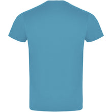 Load image into Gallery viewer, Atomic 150 g/m2 short sleeve unisex t-shirt — Turquoise (back)