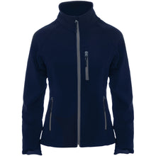 Load image into Gallery viewer, Antartida women's softshell jacket — Navy Blue