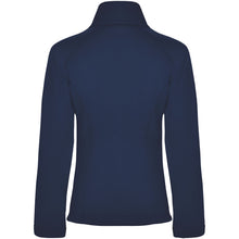 Load image into Gallery viewer, Antartida women's softshell jacket — Navy Blue (back)