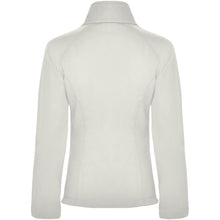 Load image into Gallery viewer, Antartida women's softshell jacket — Pearl White (back)