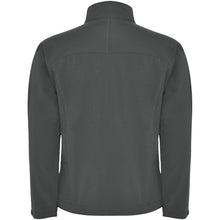 Load image into Gallery viewer, Rudolph unisex softshell jacket — Dark Lead (back)