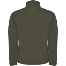 Load image into Gallery viewer, Rudolph unisex softshell jacket — Dark Military Green (back)