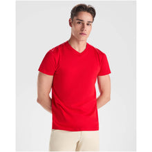 Load image into Gallery viewer, Samoyedo 155 g/m² short sleeve men's v-neck t-shirt — lifestyle