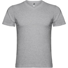 Load image into Gallery viewer, Samoyedo 155 g/m² short sleeve men's v-neck t-shirt — Marl Grey