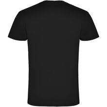 Load image into Gallery viewer, Samoyedo 155 g/m² short sleeve men's v-neck t-shirt — Black (back)