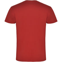 Load image into Gallery viewer, Samoyedo 155 g/m² short sleeve men's v-neck t-shirt — Red (back)