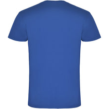 Load image into Gallery viewer, Samoyedo 155 g/m² short sleeve men's v-neck t-shirt — Royal blue (back)