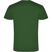 Load image into Gallery viewer, Samoyedo 155 g/m² short sleeve men's v-neck t-shirt — Bottle green (back)