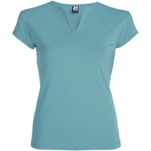 Load image into Gallery viewer, Belice 200 g/m² short sleeve women's t-shirt — Dusty Blue