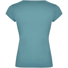 Load image into Gallery viewer, Belice 200 g/m² short sleeve women's t-shirt — Dusty Blue (back)