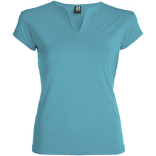 Load image into Gallery viewer, Belice 200 g/m² short sleeve women's t-shirt — Turquoise