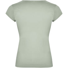 Load image into Gallery viewer, Belice 200 g/m² short sleeve women's t-shirt — Mist Green (back)