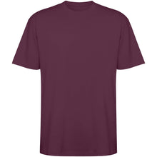 Load image into Gallery viewer, Bull 210 g/m² short sleeve unisex oversized t-shirt — Plum red