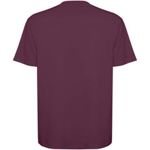Load image into Gallery viewer, Bull 210 g/m² short sleeve unisex oversized t-shirt — Plum red (back)
