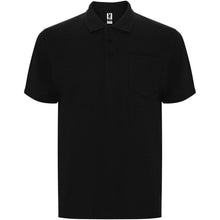 Load image into Gallery viewer, Centauro Premium 220 g/m² short sleeve unisex polo — Black