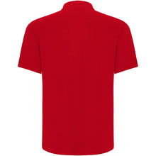 Load image into Gallery viewer, Centauro Premium 220 g/m² short sleeve unisex polo — Red (back)