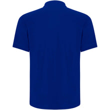 Load image into Gallery viewer, Centauro Premium 220 g/m² short sleeve unisex polo — Blue (back)