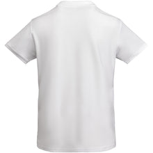 Load image into Gallery viewer, Prince 210 g/m² organic cotton short sleeve men's polo — White (back)