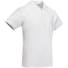 Load image into Gallery viewer, Prince 210 g/m² organic cotton short sleeve men's polo — White (detail)