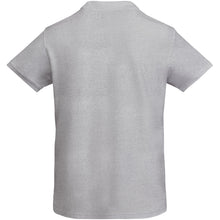 Load image into Gallery viewer, Prince 210 g/m² organic cotton short sleeve men's polo — Marl Grey (back)